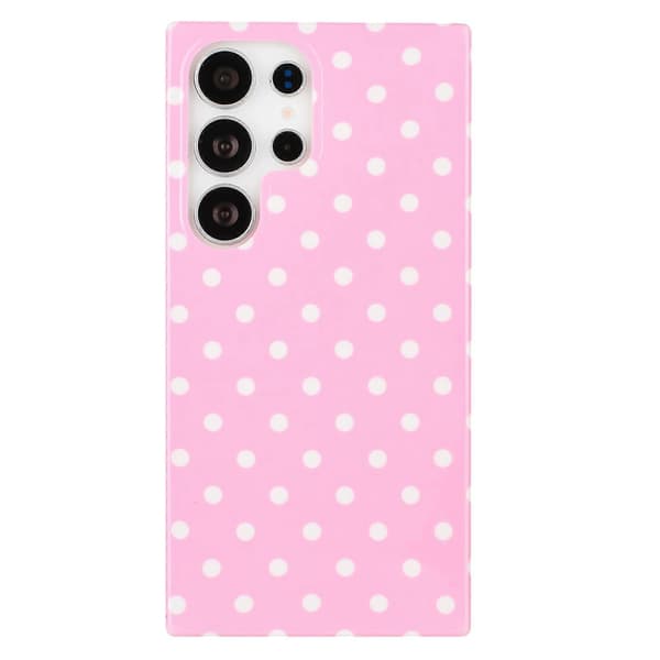 Til Samsung Galaxy S24 Ultra Deksel Prikkdesign IMD TPU Telefon Bakdeksel A