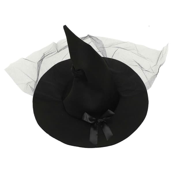 Halloweenhatt Heksehatt for Festdekorasjon Halloweenfestival Bred Brem A