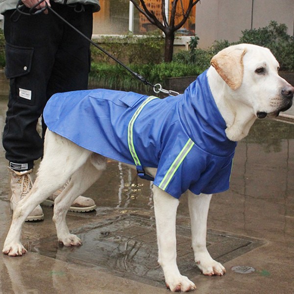 Hunde regntøj Kæledyr poncho Vandtæt reflekterende regnfrakke