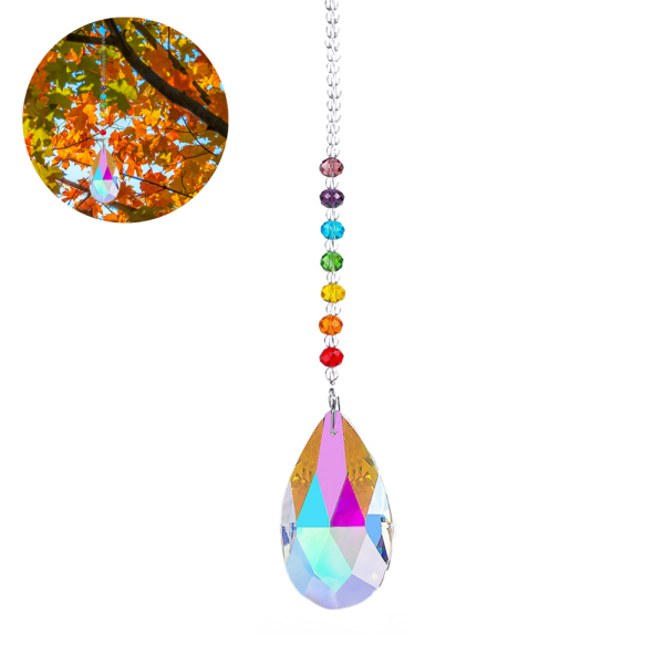 Sun catcher with crystal pendants for the window, crystal