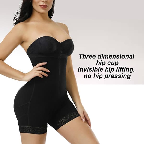 Dame One Piece Shapewear Lårslanker Magekontroll Kroppsformer A