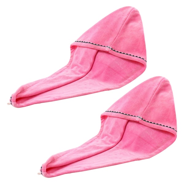 Hårhandduk Turban - 2-pack, Mjuk, Absorberande Mikrofiber för