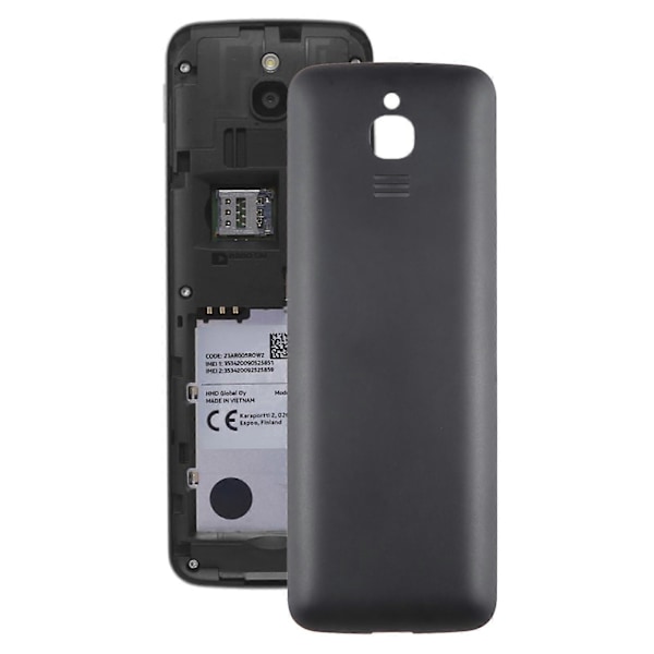 Til Nokia 8110 4G KOMPATIBELt Batteribagcover Sort