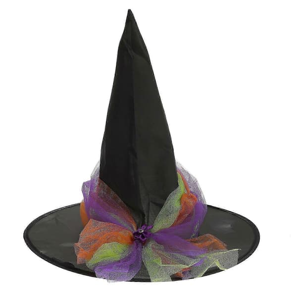 Halloween Häxhatt Mode Cosplay Dekoration Halloween Kostymtillbehör A