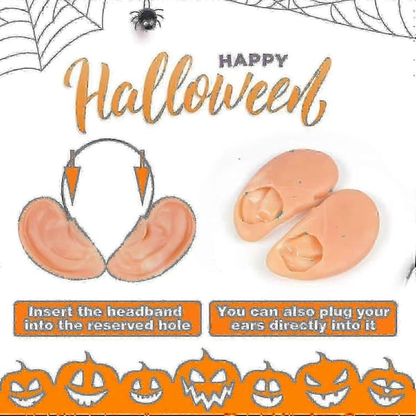 Överdimensionerat jätte-öron-pannband för Halloween Cosplay A