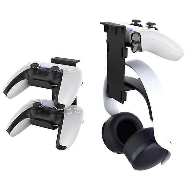2 i 1 PS5 Xbox Series X/S Hörlurskontrollhållare Headset Hörlurar Gamepad