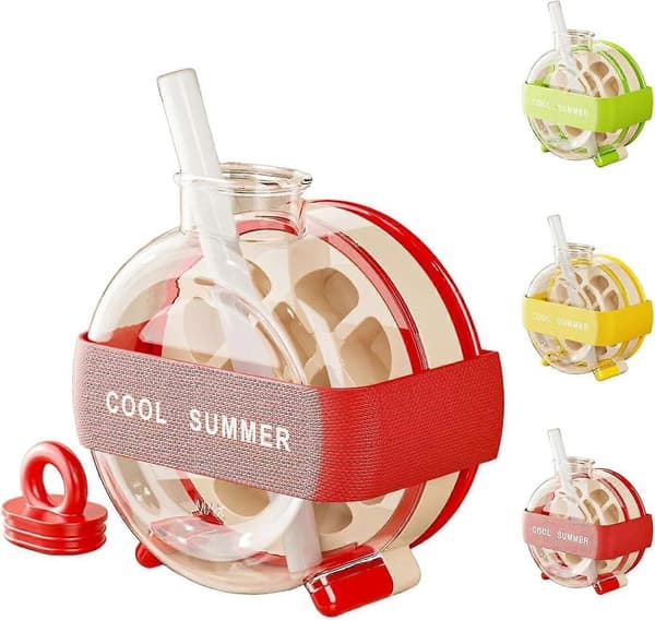 My Crush Cup Ice 2 i 1 Cool Summer Ice Bottle Cup, Bärbar isbitsformkopp A