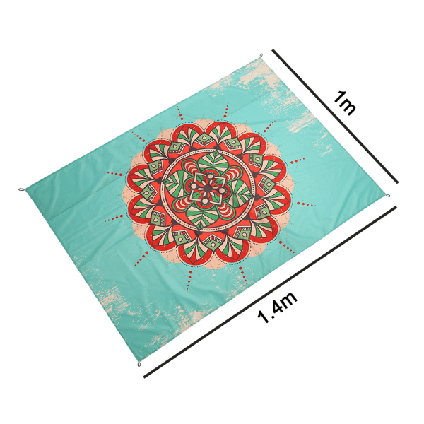 Printed Beach Blanket Anti-Sand-Extra Large Mat for Outdoor