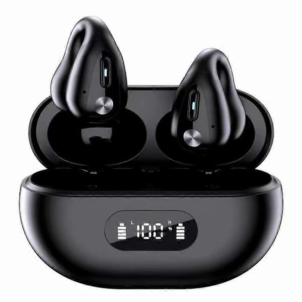 YYK-Q80 ikke-i-øre Bluetooth-headset støjreduktion ørekrog bevægelse digitalt display