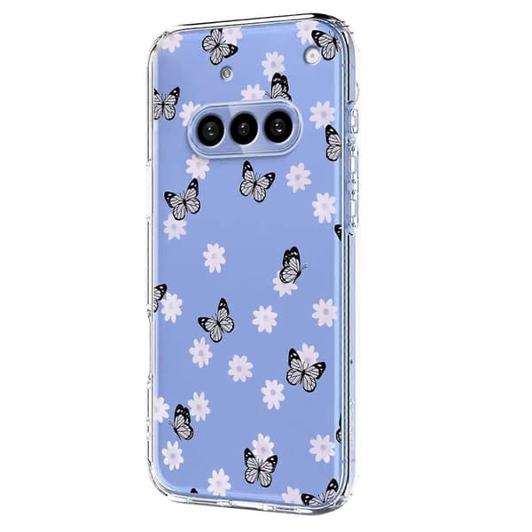 Blommönster Målat TPU-telefonfodral för Nothing Phone 3a