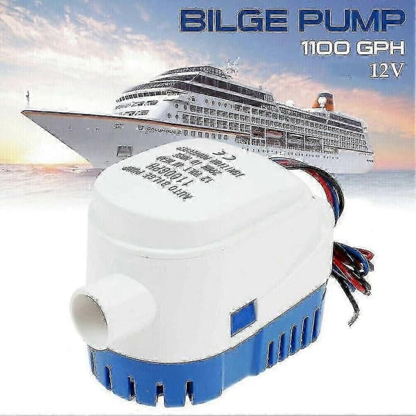 12v 1100gph Båt Automatisk Länsvattenpump Husbil Automatisk Dränkbar Pump (24v)