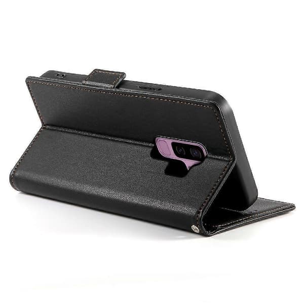 Flip-etui til Samsung Galaxy S9 Plus Flip-kortpladser Pung Daglig brug Forretningssort