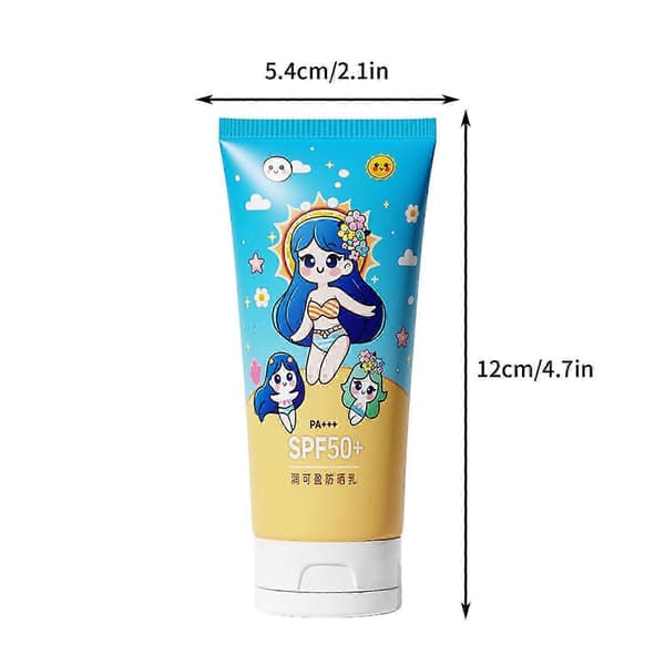 Højforstørrende blegende solcreme bærbar højforstørrende blegende solcreme lotion 50ml A