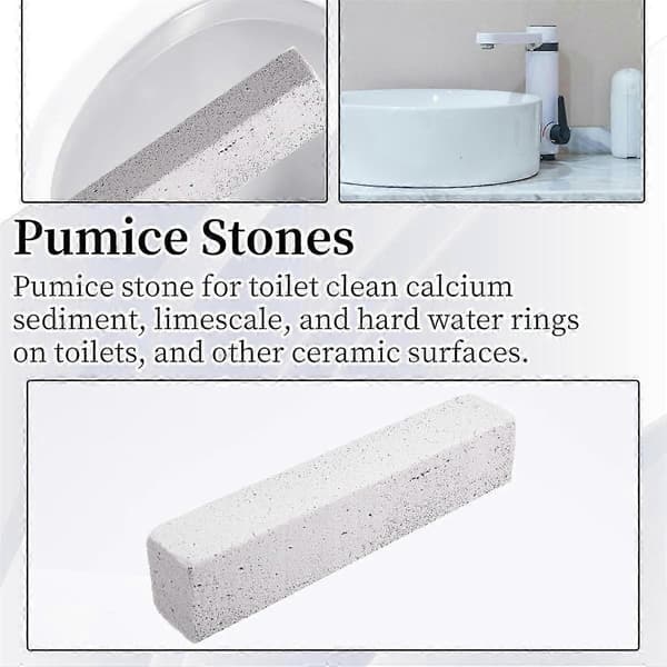 6-pakning pimpstein toalettbørste A