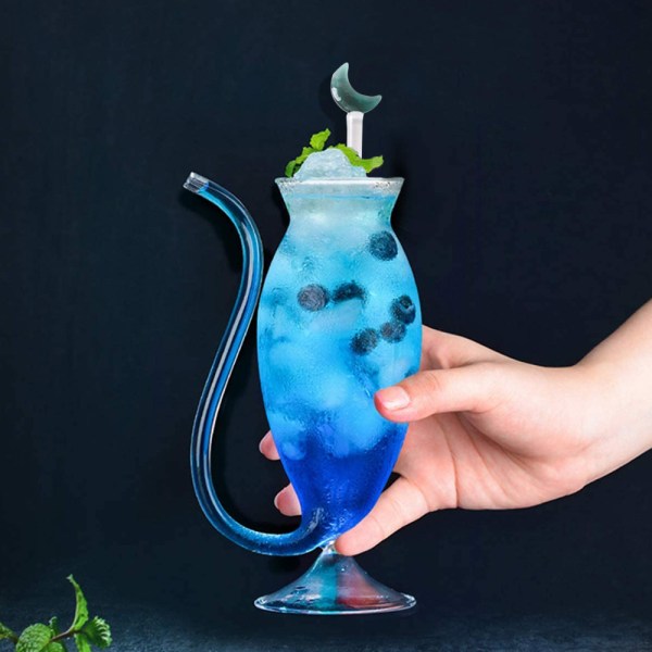 3 st Glas Swizzle Sticks för cocktaildrinkar, Moon Omrörare