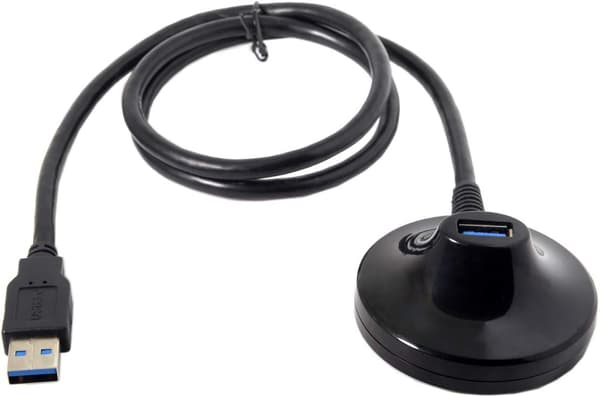 USB3.0 hane till hona förlängningskabel med bas USB-förlängningskabel med bas USB3.0 basförlängningskabel 1 meter
