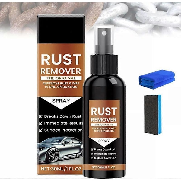 1~3x Rustfjerner Spray, Billakkfjerner, Rustfjerner for Metall A