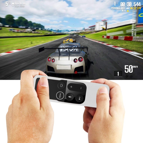 Silicone Case Compatible with 4th and 5th Generation Remote Control - Red White