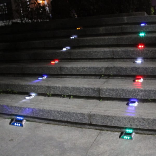 6LED Varningsinduktionsljus Vattentät Säkerhetsvarningsuppfart