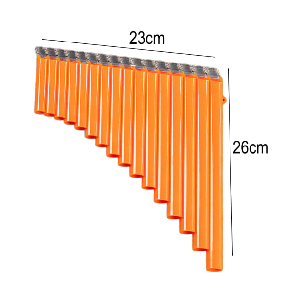Huilu 16 putkea Panhuilu Musiikki Tuuli-instrumentti & Laukku Aloittelijoille Opiskelija，Lahjaidea Aloittelevalle Muusikolle