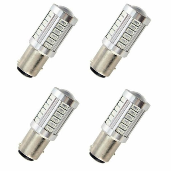 LED-lampor, 660Lm, rött bromsljus, 4-pack