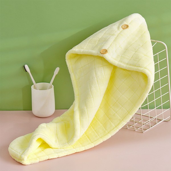 2-pak mikrofiber hårtørrende håndklædeindpakning til kvinder, hurtigttørrende