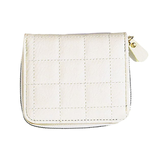 Dame Læderpung Lille  Todelt Lynlås Lommepung Kort Etui, 11cm*10cm*3cm