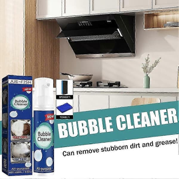 Universal skumspray - 2-pak boblerenser til effektiv rengøring (A 1 sæt) A