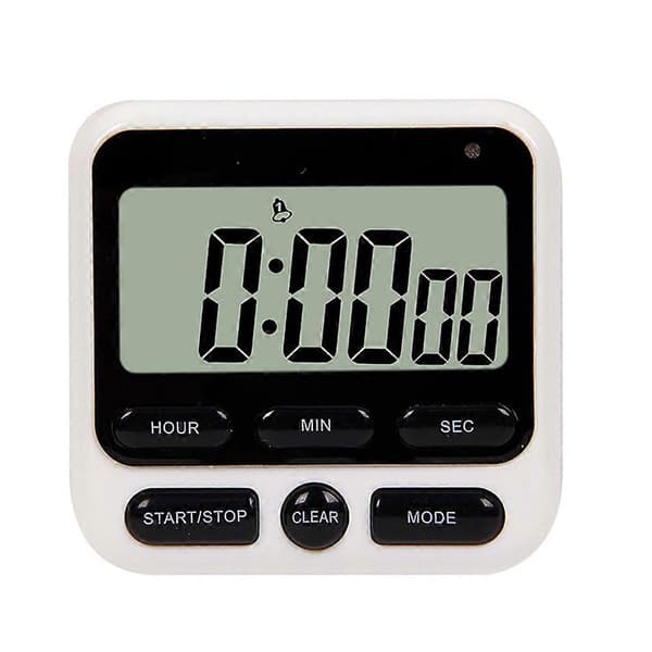 Stor LCD Kök Matlagning Digital Timer Nedräkning Upp Klocka Högt Larm Magnetisk