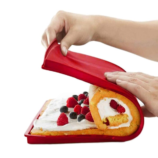 Flexibel Multifunktionell Silikonform för Rulltårta med Nonstick-beläggning, Livsmedelsklassad Silikon Säkerställer Säker och Hälsosam Bakning, För Dina Köks Mångsidiga Behov
