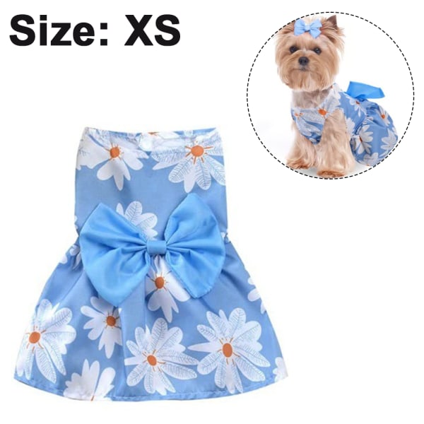 2 Pack Clothes, Puppy T-Shirts Sleeveless Princess Dress