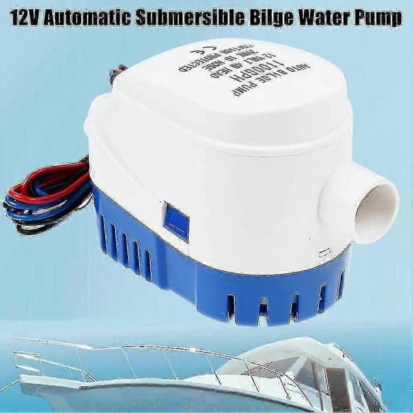 12v 1100gph Båt Automatisk Länsvattenpump Husbil Automatisk Dränkbar Pump (24v)