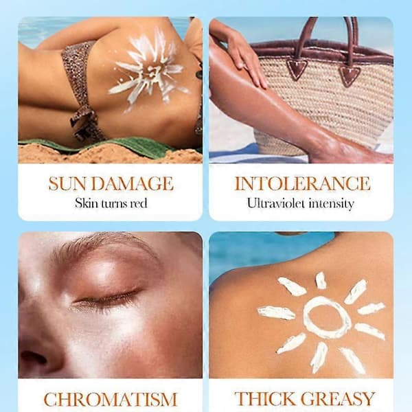 Dobbelt-rør Multi-effekt Isolerende Solcreme, UV Solcreme Lotion, Langvarig Solbeskyttelse A