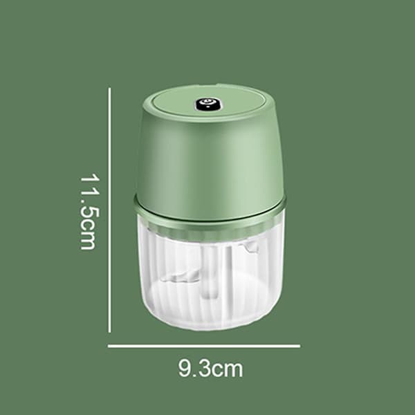 Trådløs elektrisk hvidløgsknuser Holdbar husholdningsfoodprocessor til ingefærkød og krydderier A