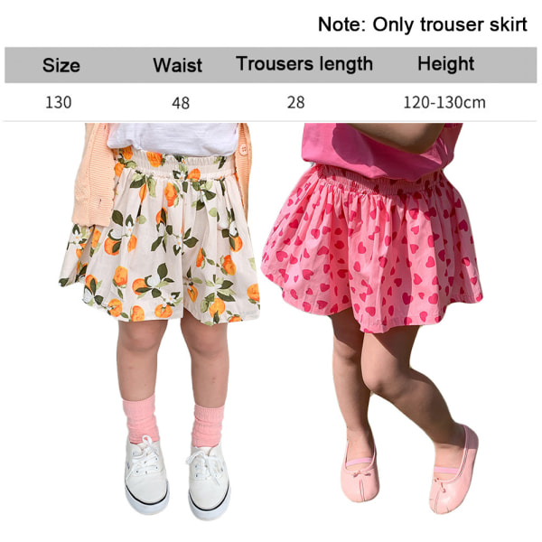 2st shorts för flickor och småbarn, lätta shorts Casual Baggy
