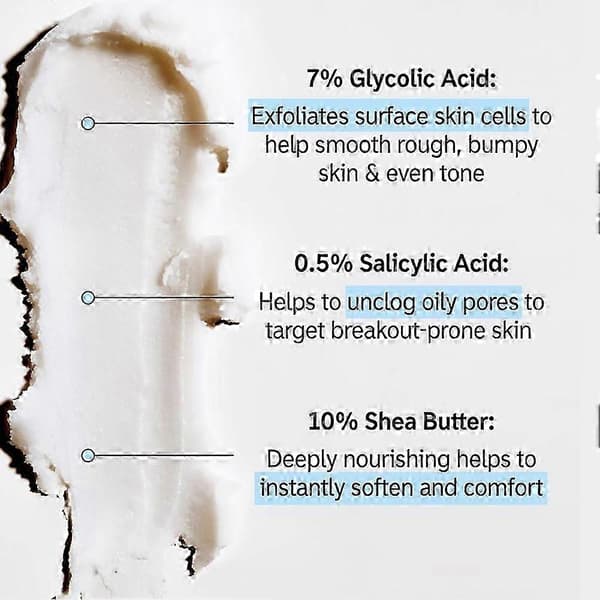 Glykolsyra Exfolierande Kroppsstick 45g A