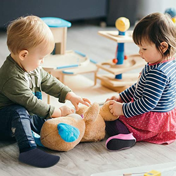 1 pari lasten toddler Baby talokengät pojille, tytöille, urheilulliset sukat sisäkäyttöön ulkokäyttöön kevyellä luistamattomalla TPR-pohjalla