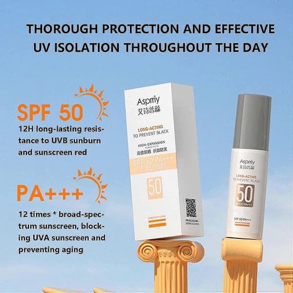 SPF 50+ Solcreme Let og Nem at Fordele Velegnet til Følsom Hud A