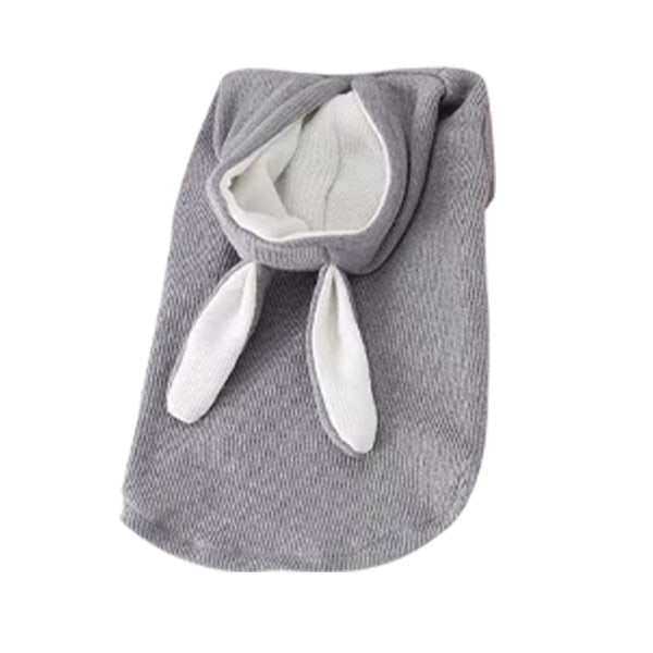 Pet Hoodie Kat Kanin Outfit med Kaninører Sød Sweatshirt