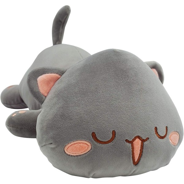 Sød killing plyspude fyldt dyr kæledyr killing blød anime kat