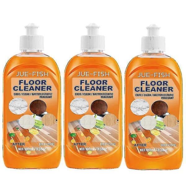 3x Sterk Gulvvaskemiddel 100ml Kraftig Decontaminering Gulvrens A