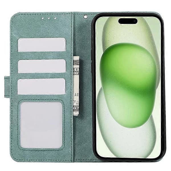ABEEL Kompatibel med iPhone 15 Plus telefoncover Farvematchende RFID-kortpladser etui A