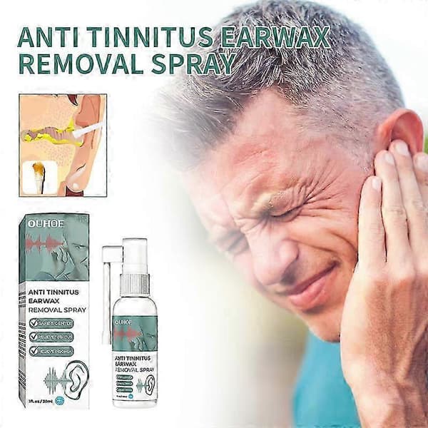 Høregenerationsspray, ørevoksrensespray, tinnitus-spray til øret A