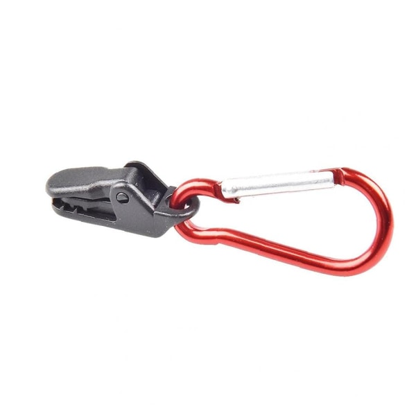 Markiseklemme Clips Presenningklemme Vindtæt Klemme med Karabinhage