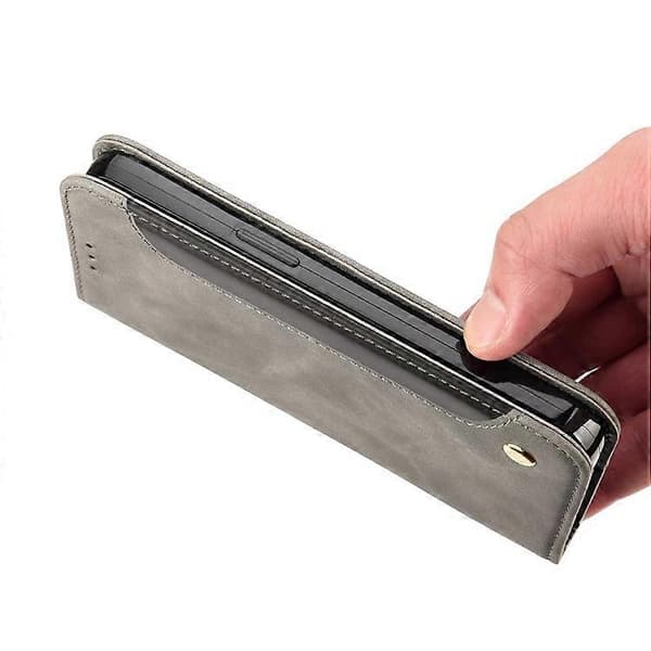 Kompatibel med iPhone 16 Plus Fodral PU Läder Stötsäkert Skydd Plånboksfodral A