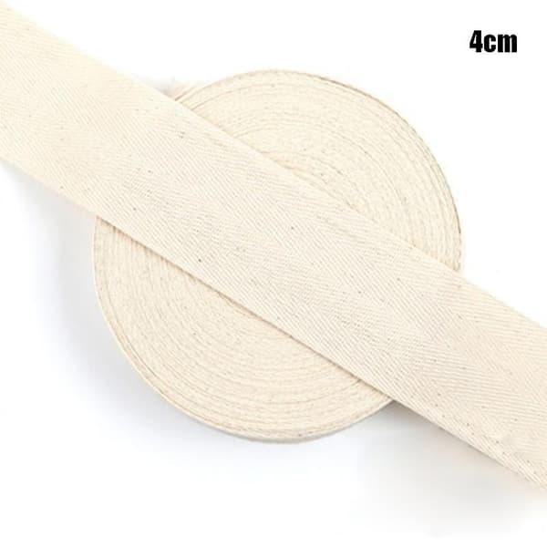 50M Bomuldsbindebånd Skråbånd Rem Syhåndværk Webbing Trim DIY A