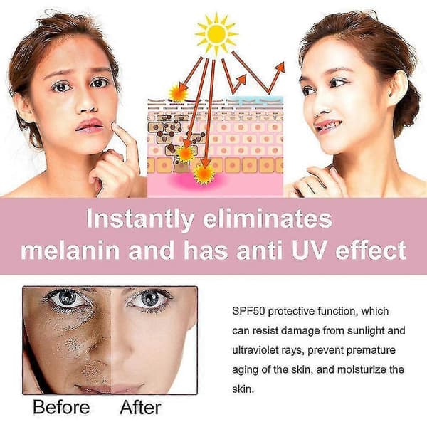 Solcreme UV-isolation SPF+ 60g Solcreme Blegning til Ansigtscreme A