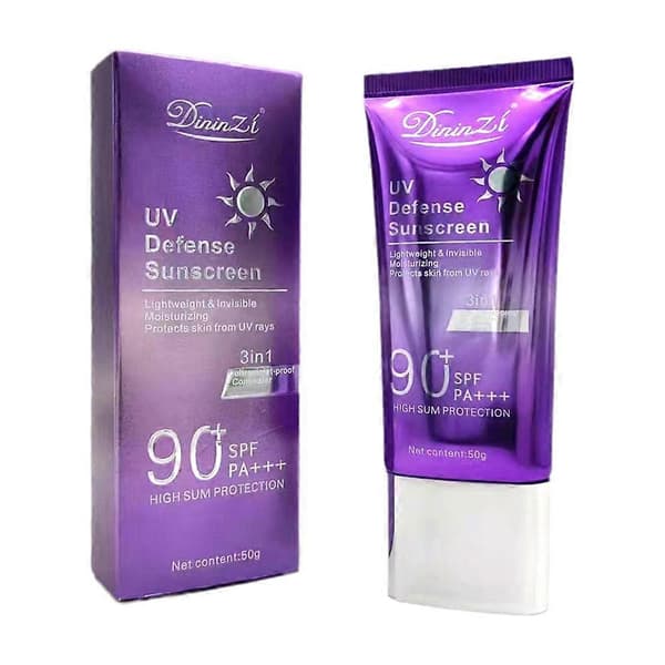 Dininzi solcreme SPF90+ til UV-beskyttelse og blegning A