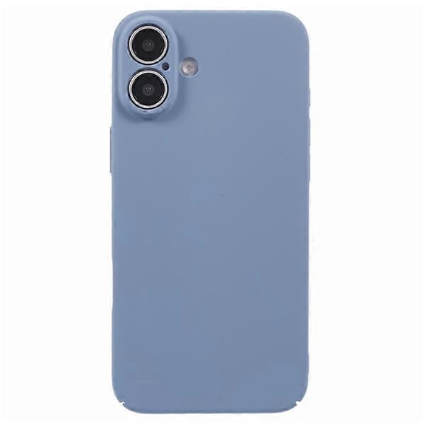 Kompatibel med iPhone 16 Plus-deksel, gummiert hardt PC-telefondeksel, grå