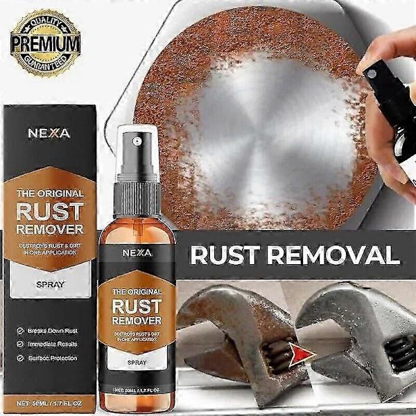NEXA Rustfjerner Spray Hurtigvirkende Multi-overflaterenser | Fjerner rust, 50mL-KAKA(30ML) A